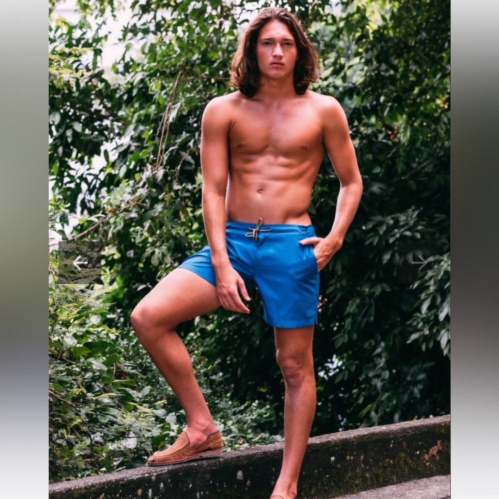 Thorsun Solid Titan Fit Men's Swim Trunks